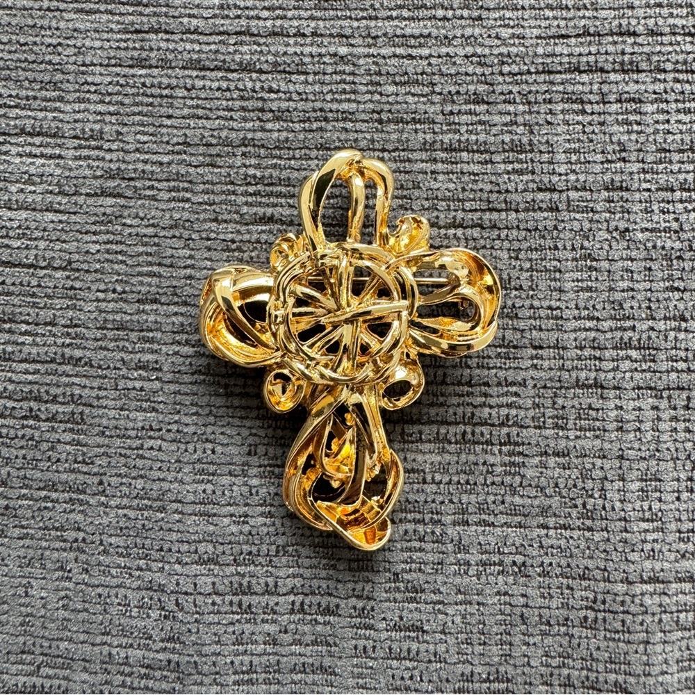 Golden Vintage Brooch